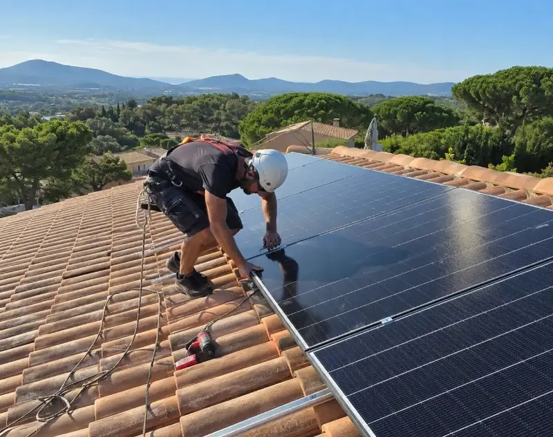 Installateur panneaux solaires Courlay — pose photovoltaïque sur toiture