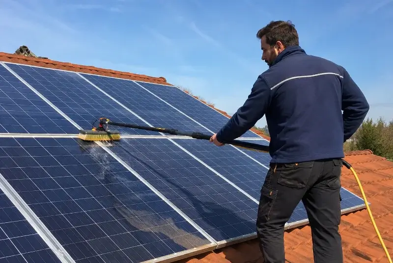 Nettoyage et entretien de panneaux solaires à Courlay
