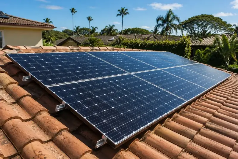 Installation de panneaux solaires à Courlay